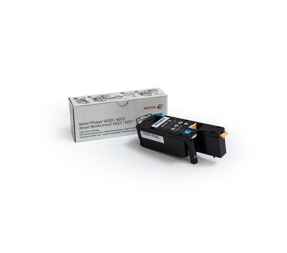 Cartouche de toner cyan de capacité standard Phaser 6020/6022 WorkCentre 6025/6027 (1 000 pages)